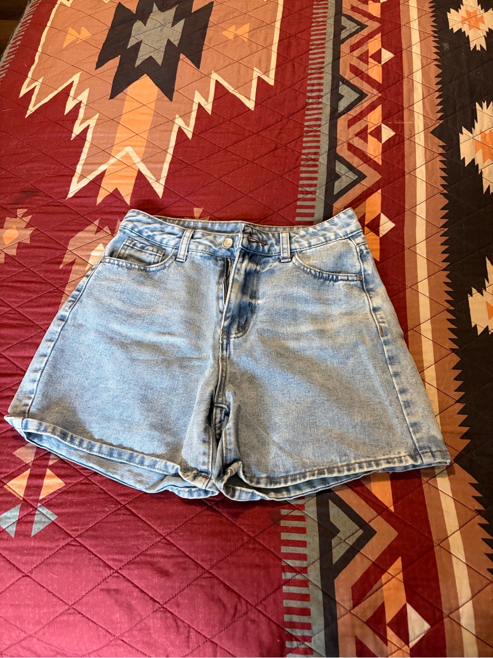 Light Blue Denim Women’s Shorts